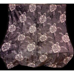 New Magenta Honu Sea Turtle Plush Fleece Throw Gift Blanket Sherpa Turtles SOFT